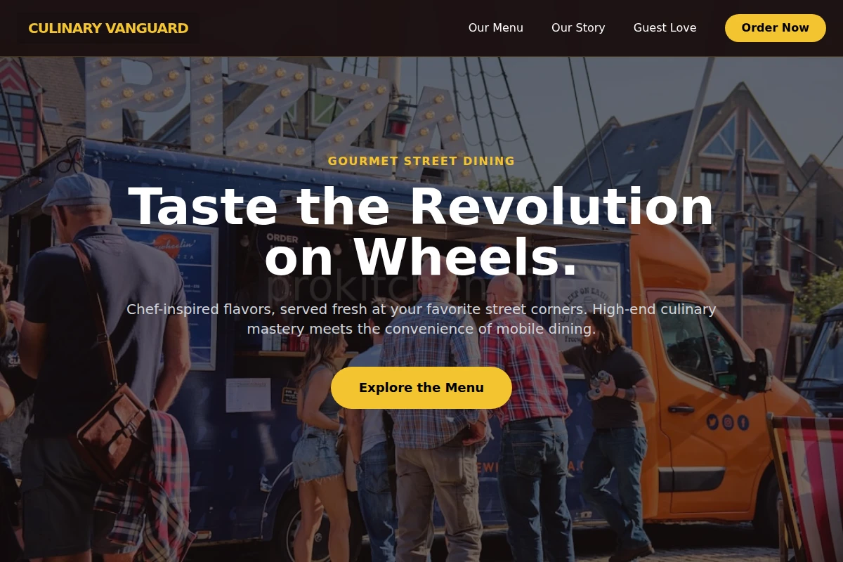 Stock Food Truck